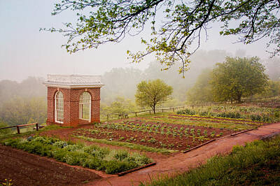 Politicians Photos - Early Morning at Monticello by Hermes Fine Art