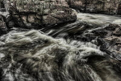 Landscape Royalty-Free and Rights-Managed Images - Eau Claire Dells Main Flow by Dale Kauzlaric