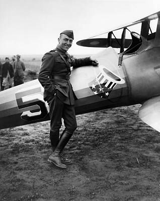 Transportation Royalty-Free and Rights-Managed Images - Eddie Rickenbacker - WW1 American Air Ace by War Is Hell Store