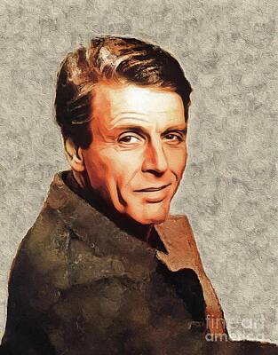 Celebrities Royalty-Free and Rights-Managed Images - Edward Fox, Vintage Actor by Esoterica Art Agency
