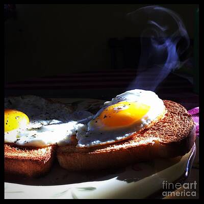 Frank J Casella Photos - Eggstremely Hot .... No Yoke  by Frank J Casella
