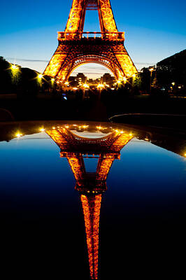 Achieving Rights Managed Images - Eiffel Tower Reflection Royalty-Free Image by Anthony Doudt