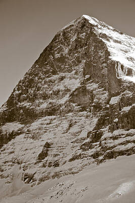 Sports Photos - Eiger North Face by Frank Tschakert