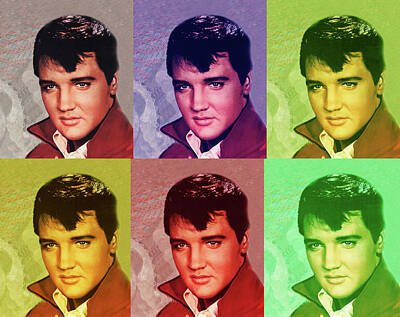 Rock And Roll Photos - Elvis Presley  by Studio Artist