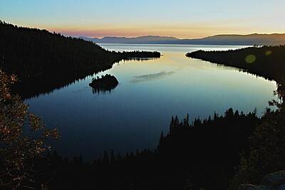 Caravaggio - Emerald Bay, Lake Tahoe, Dawn by Michael Courtney