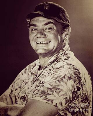 Celebrities Photos - Ernest Borgnine, Hollywood Legend by Esoterica Art Agency