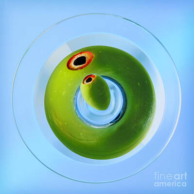 Martini Royalty-Free and Rights-Managed Images - Olive Eye by Martin Konopacki