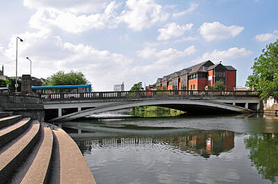 Thomas Kinkade Rights Managed Images - Exeter Bridge, Derby Royalty-Free Image by Rod Johnson