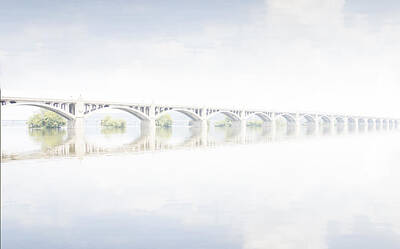 Grateful Dead Royalty Free Images - Faded Susquehanna Bridge Royalty-Free Image by Diana Hughes