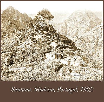 Lime Art - Faial Santana, Madeira, Portugal, c. 1903 by A Macarthur Gurmankin