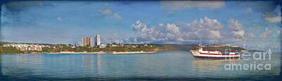Kids Alphabet Royalty Free Images - Fajardo Ferry Service to Culebra and Vieques Panorama Royalty-Free Image by David Zanzinger