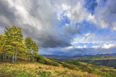 Mountain Digital Art - Feel the Clouds II by Jon Glaser