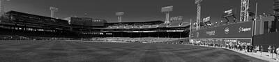 Baseball Royalty Free Images - Fenway Panoramic Royalty-Free Image by Anissia Hedrick
