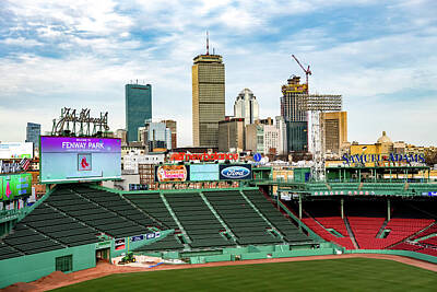 Royalty-Free and Rights-Managed Images - Fenway Park Field  by Joseph Caban