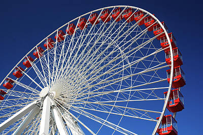 On Trend Breakfast Royalty Free Images - Ferris Wheel at Navy Pier Royalty-Free Image by James Kirkikis
