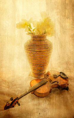 Shark Art - Fiddle and Flowers by Tylie Duff Photo Art