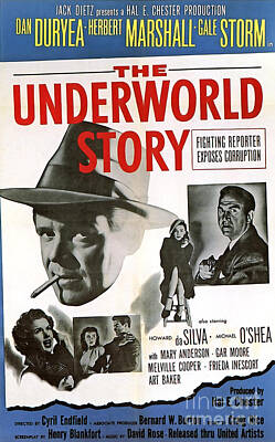 Wild Horse Paintings - Film Noir Poster   The Underworld Story by Vintage Collectables