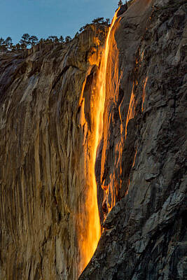 Landscapes Royalty Free Images - Firefall Royalty-Free Image by Bill Gallagher