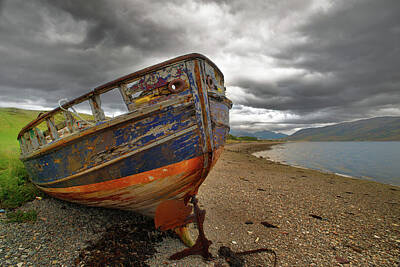 Up Up And Away - Fishing Boat at Ullapool by Stephen Reid