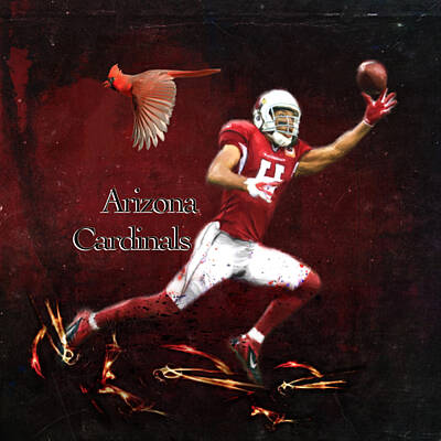 Football Paintings - Fitzmagic by Colleen Taylor