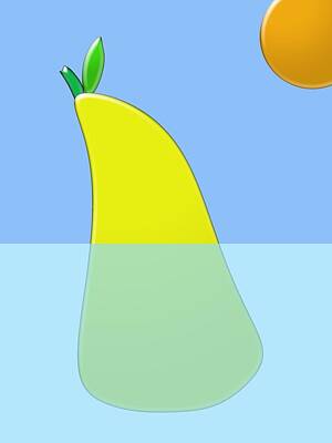 Little Mosters - Floating Pear by Bill Owen