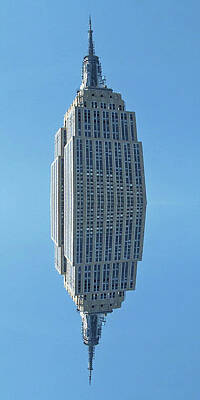Abstract Skyline Photos - Floating Empire State Building by Tony Rubino
