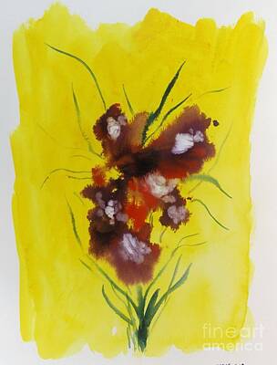 Abstract Flowers Mixed Media - Floral 4 by David Neace