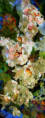 Abstract Flowers Paintings - Floral Fiction by Hanne Lore Koehler