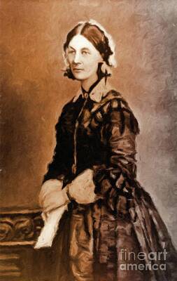 Discover Inventions - Florence Nightingale by Mary Bassett by Esoterica Art Agency