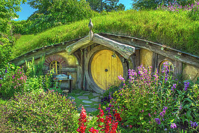 Fantasy Photos - Flowers In The Shire by Racheal Christian