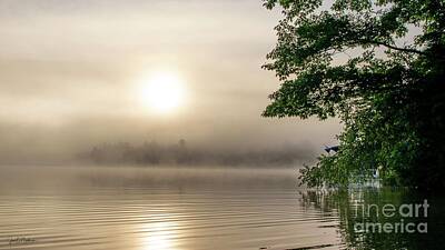 Anne Geddes - Foggy Morning on Woodbury Pond II by Jan Mulherin