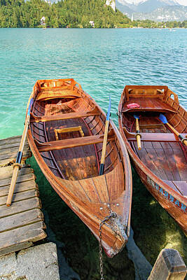 Amy Weiss Royalty Free Images - Fowing boat Royalty-Free Image by Nicola Simeoni