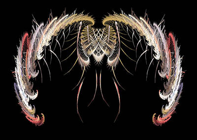Religious Paintings - Fractal Insect by Kevin Round