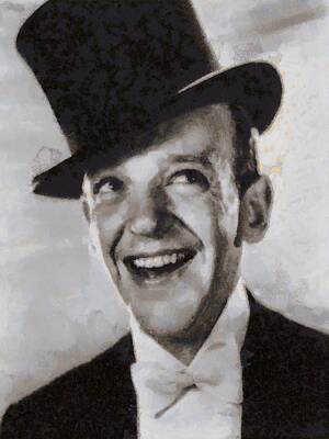 Modern Man Famous Athletes - Fred Astaire Hollywood Legend by Esoterica Art Agency
