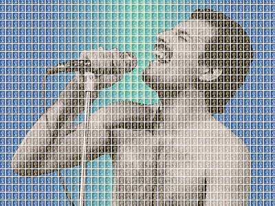 Rock And Roll Digital Art - Freddie Mercury by Gary Hogben