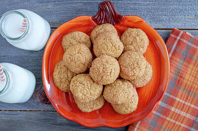 Rabbit Marcus The Great - Fresh Baked Pumpkin Spice Cookies by Teri Virbickis