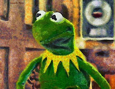 Abstract Animalia - Frog Muppet by Leonardo Digenio