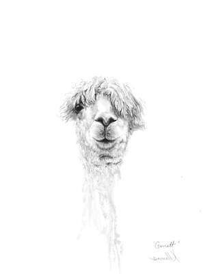 Mammals Drawings - Garrett by Kristin Llamas