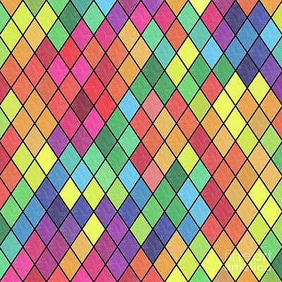 Digital Art Rights Managed Images - Geometric Background Royalty-Free Image by Amir Faysal