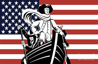 Politicians Digital Art Royalty Free Images - George Washington Royalty-Free Image by Aloysius Patrimonio