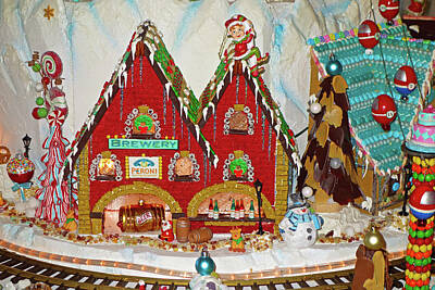 Childrens Room Animal Art - Gingerbread House Study 1 by Robert Meyers-Lussier