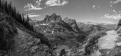 Solar System Posters - Glacier National Park Panoramic  by John McGraw
