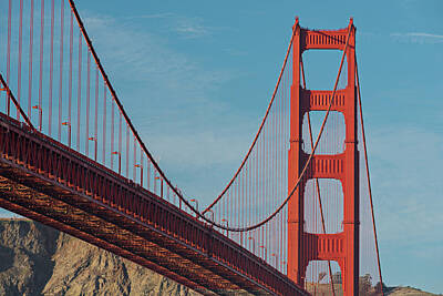 Anne Geddes Florals - Golden Gate Bridge Sunset by Steve Gadomski