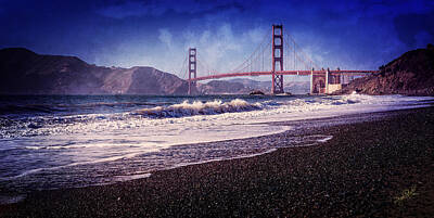 Everet Regal Royalty-Free and Rights-Managed Images - Golden Gate by Everet Regal