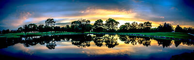 Sports Rights Managed Images - Golf Course Panorama Royalty-Free Image by Amel Dizdarevic