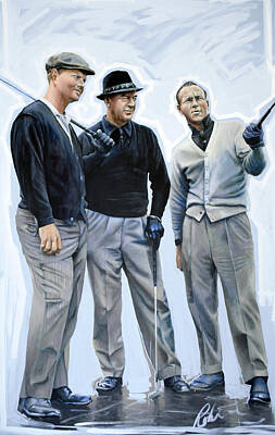 Olympic Sports - Golf Legends No 1 by Mark Robinson