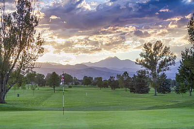 James Bo Insogna Rights Managed Images - Golfers Sunset   Royalty-Free Image by James BO Insogna
