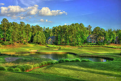Recently Sold - Sports Royalty-Free and Rights-Managed Images - Good Golf The Landing Reynolds Plantation Golf Art by Reid Callaway