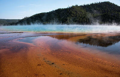The Who Rights Managed Images - Grand Prismatic Spring Up Close Royalty-Free Image by Jennifer Ancker
