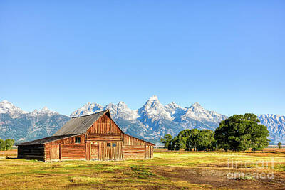 Mountain Royalty-Free and Rights-Managed Images - Grand Teton Mountains by Paul Quinn
